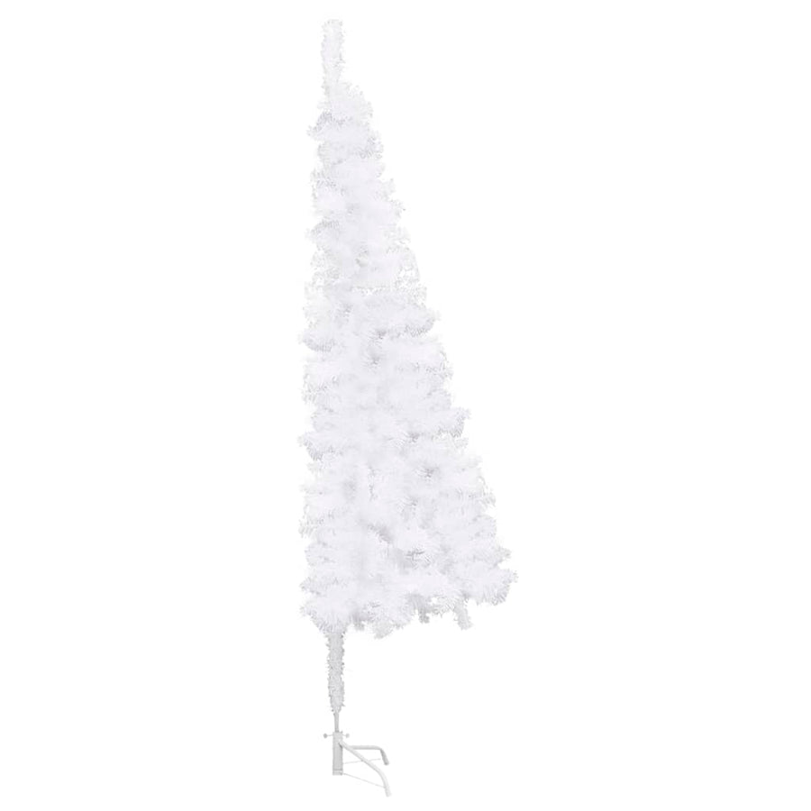Kunstkerstboom Hoek 240 Cm Pvc 240 x 85 cm Wit