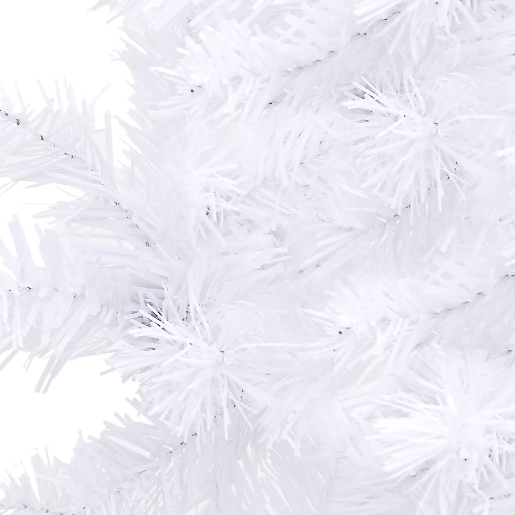 Kunstkerstboom Hoek 240 Cm Pvc 240 x 85 cm Wit