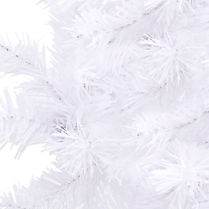 Kunstkerstboom Hoek 240 Cm Pvc 240 x 85 cm Wit