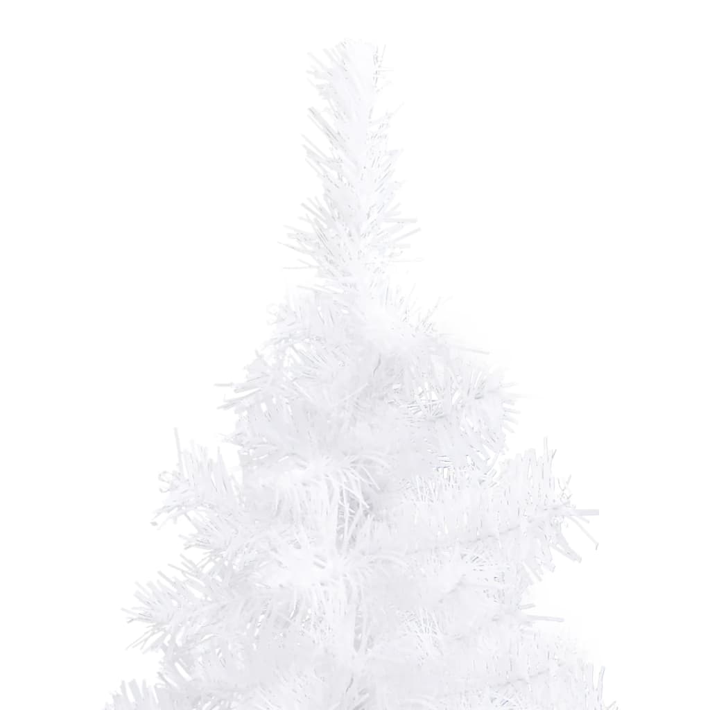 Kunstkerstboom Hoek 240 Cm Pvc 240 x 85 cm Wit