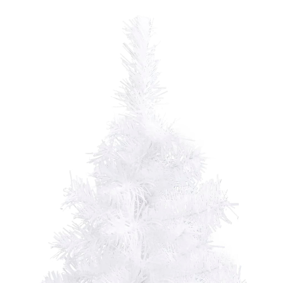 Kunstkerstboom Hoek 240 Cm Pvc 240 x 85 cm Wit