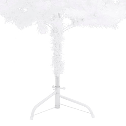 Kunstkerstboom Hoek 240 Cm Pvc 240 x 85 cm Wit