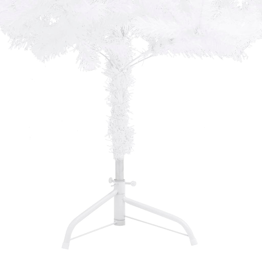 Kunstkerstboom Hoek 240 Cm Pvc 240 x 85 cm Wit