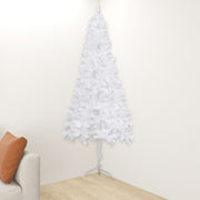 Kunstkerstboom hoek 240 cm wit PVC