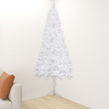 Kunstkerstboom Hoek 240 Cm Pvc 240 x 85 cm Wit