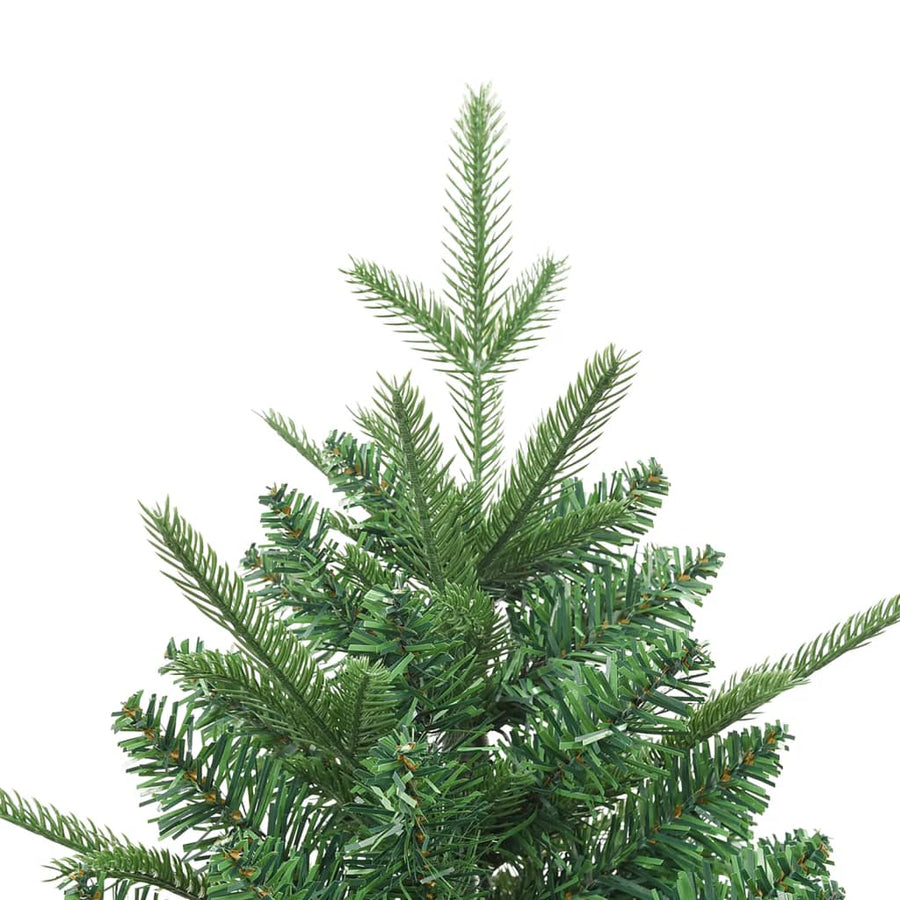 Kunstkerstboom 80 Cm Pvc En Pe Groen 180 x 110 cm Zonder sneeuwvlokken