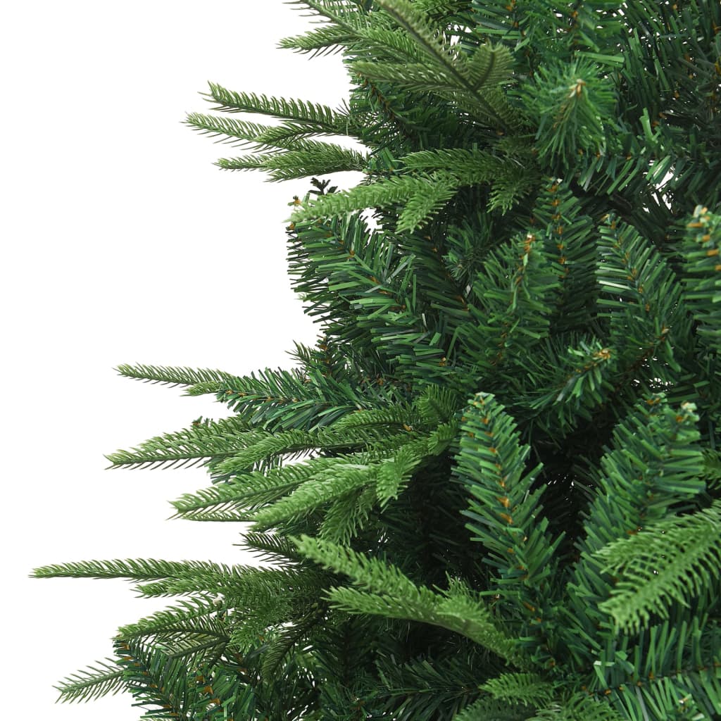Kunstkerstboom 80 Cm Pvc En Pe Groen 180 x 110 cm Zonder sneeuwvlokken