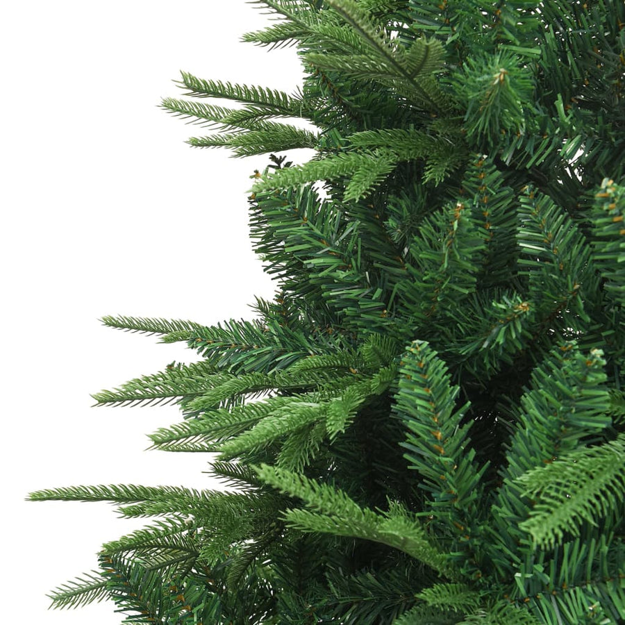 Kunstkerstboom 80 Cm Pvc En Pe Groen 180 x 110 cm Zonder sneeuwvlokken