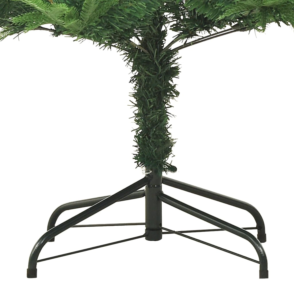 Kunstkerstboom 80 Cm Pvc En Pe Groen 180 x 110 cm Zonder sneeuwvlokken