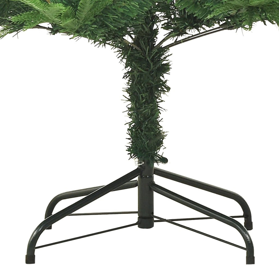 Kunstkerstboom 80 Cm Pvc En Pe Groen 180 x 110 cm Zonder sneeuwvlokken