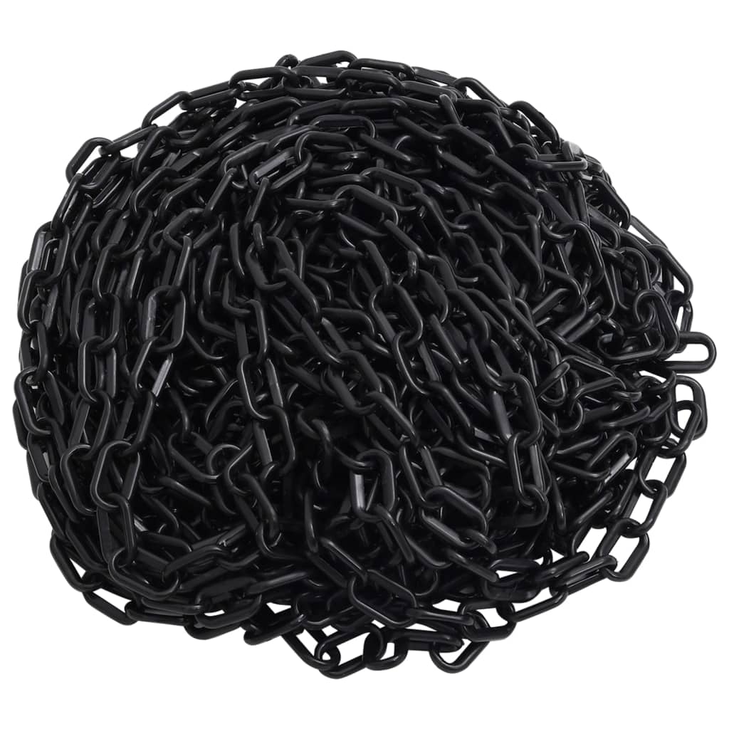 Veiligheidsketting Ø 6 Mm 30 M Kunststof 30 m Ø 6 mm Zwart