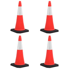 Verkeerskegels Met Zware Basis Reflecterend 4 75 cm