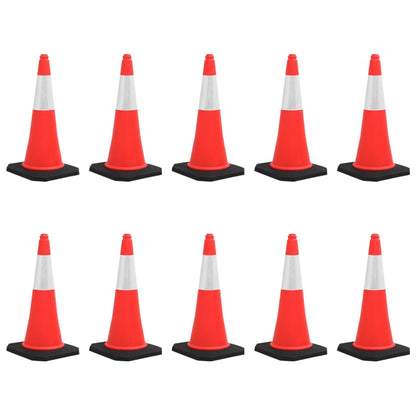 Verkeerskegels Met Zware Basis Reflecterend 10 75 cm