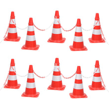 Kegelset M Rood En Wit 10 Met ketting
