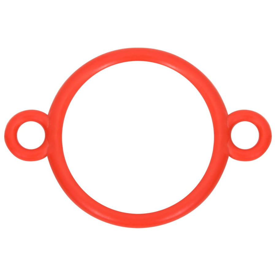Kegelset M Rood En Wit 10 Met ketting