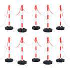 Kettingpalenset 10 m rood wit zwart