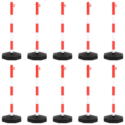 Kettingpalenset Met Kunststof Ketting M 10 Rood