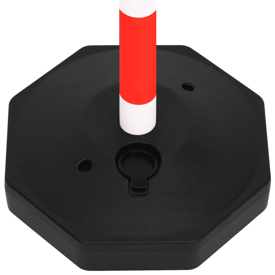 Kettingpalenset Met Kunststof Ketting M 10 Rood