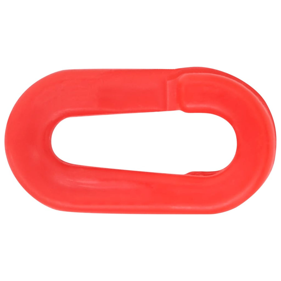 Kettingpalenset Met Kunststof Ketting M 10 Rood