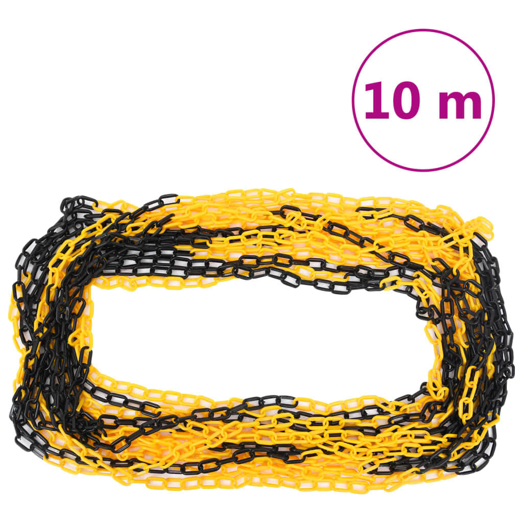 Kettingpalenset Met Kunststof Ketting 10 M 4 Geel