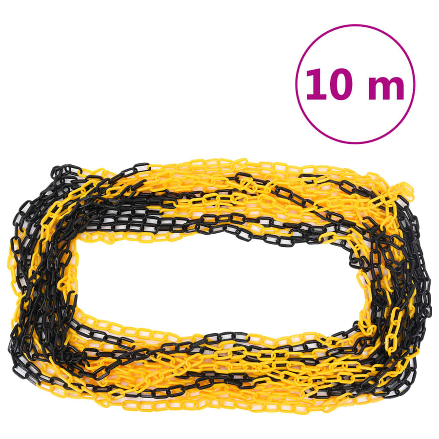 Kettingpalenset Met Kunststof Ketting 10 M 4 Geel