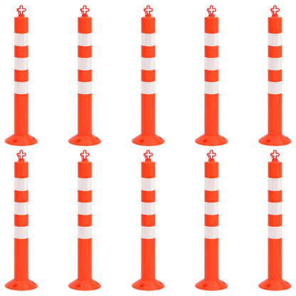 Verkeerspalen Met Ketting 75 Cm Pe 10