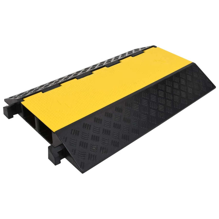 Kabelbeschermer Drempel Met 2 Tunnels 90 Cm Rubber 1 90 x 58 x 9 cm