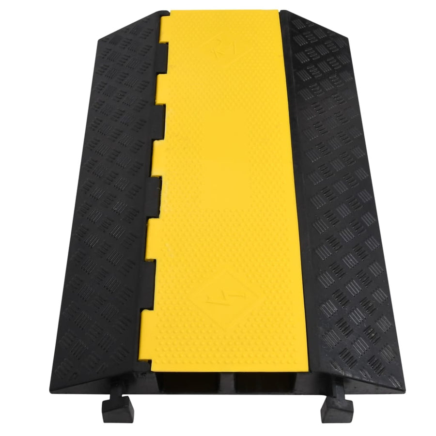 Kabelbeschermer Drempel Met 2 Tunnels 90 Cm Rubber 1 90 x 58 x 9 cm