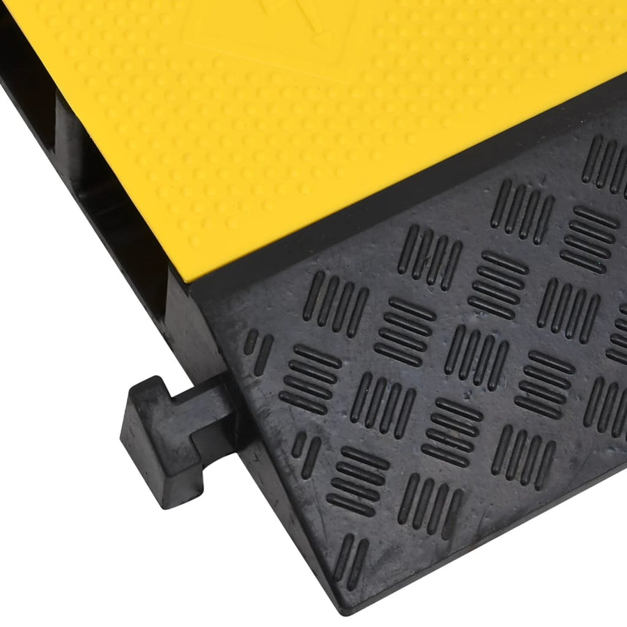 Kabelbeschermer Drempel Met 2 Tunnels 90 Cm Rubber 1 90 x 58 x 9 cm
