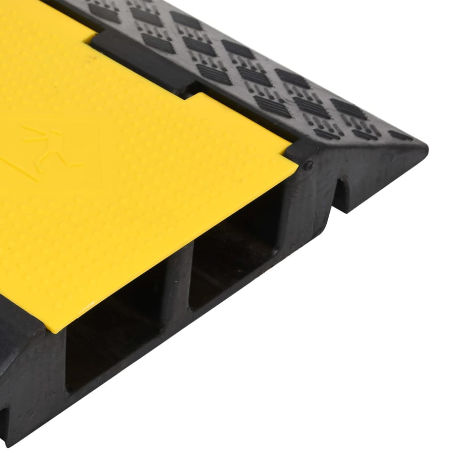 Kabelbeschermer Drempel Met 2 Tunnels 90 Cm Rubber 1 90 x 58 x 9 cm