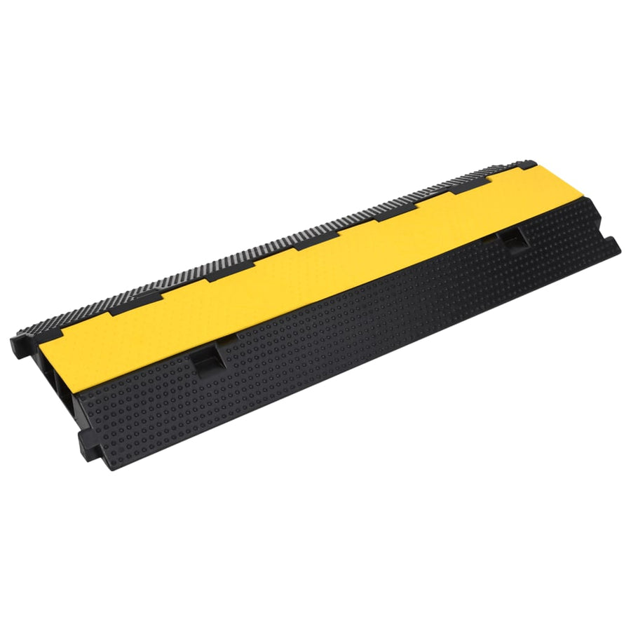 Kabelbeschermer Drempel Met 2 Tunnels 00 Cm Rubber 1 100 x 35 x 7 cm