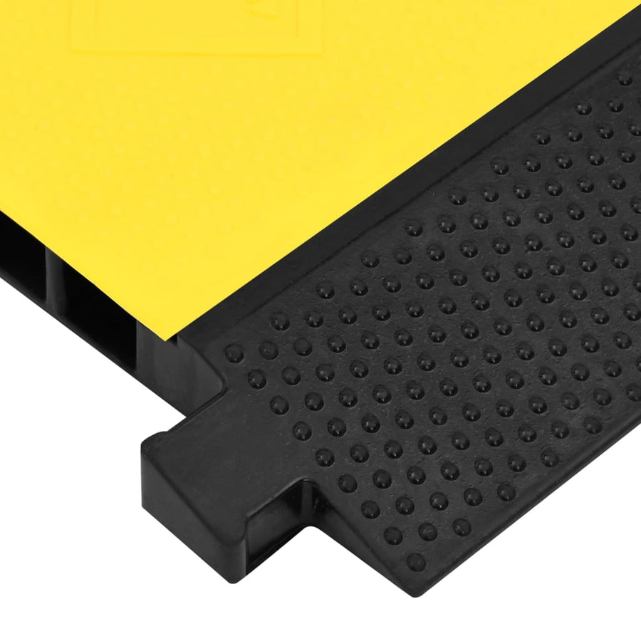 Kabelbeschermer Drempel Met 2 Tunnels 00 Cm Rubber 1 100 x 35 x 7 cm