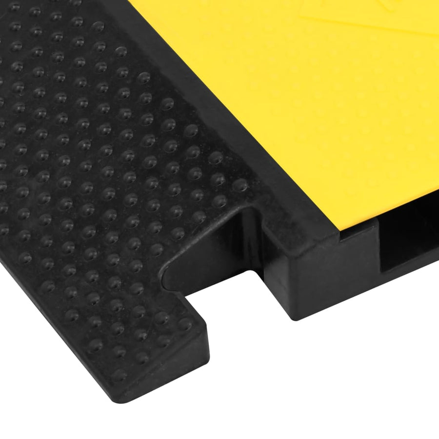 Kabelbeschermer Drempel Met 2 Tunnels 00 Cm Rubber 1 100 x 35 x 7 cm