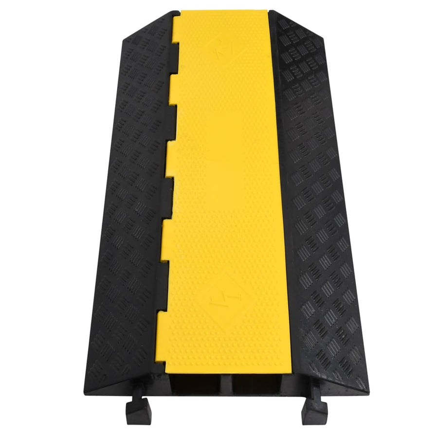 Kabelbeschermers Drempel Met Tunnels 100 Cm Rubber 2 100 x 35 x 7 cm