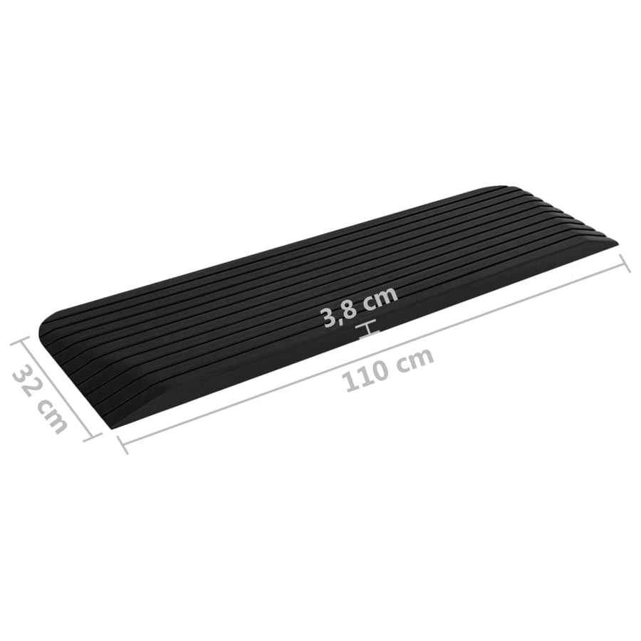 Drempelhulp Rubber 1 110 x 32 x 3,8 cm