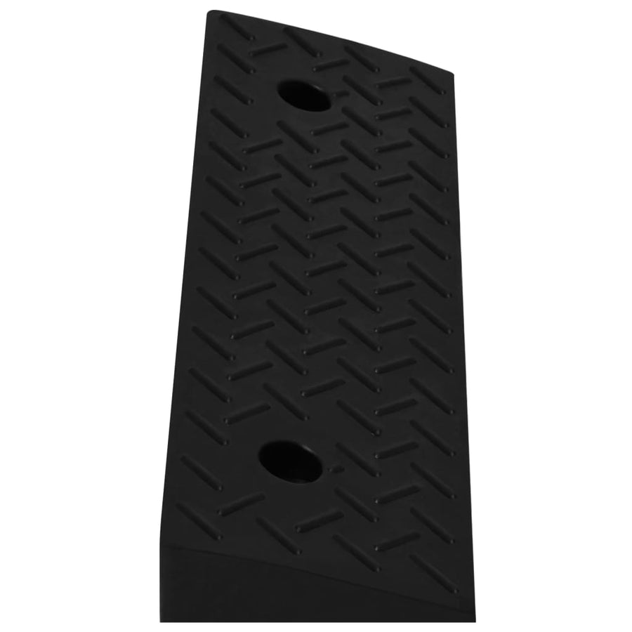 Oprijhulpen 2 St 50X7,5X5 Cm Rubber 50 x 17.5 x 5 cm
