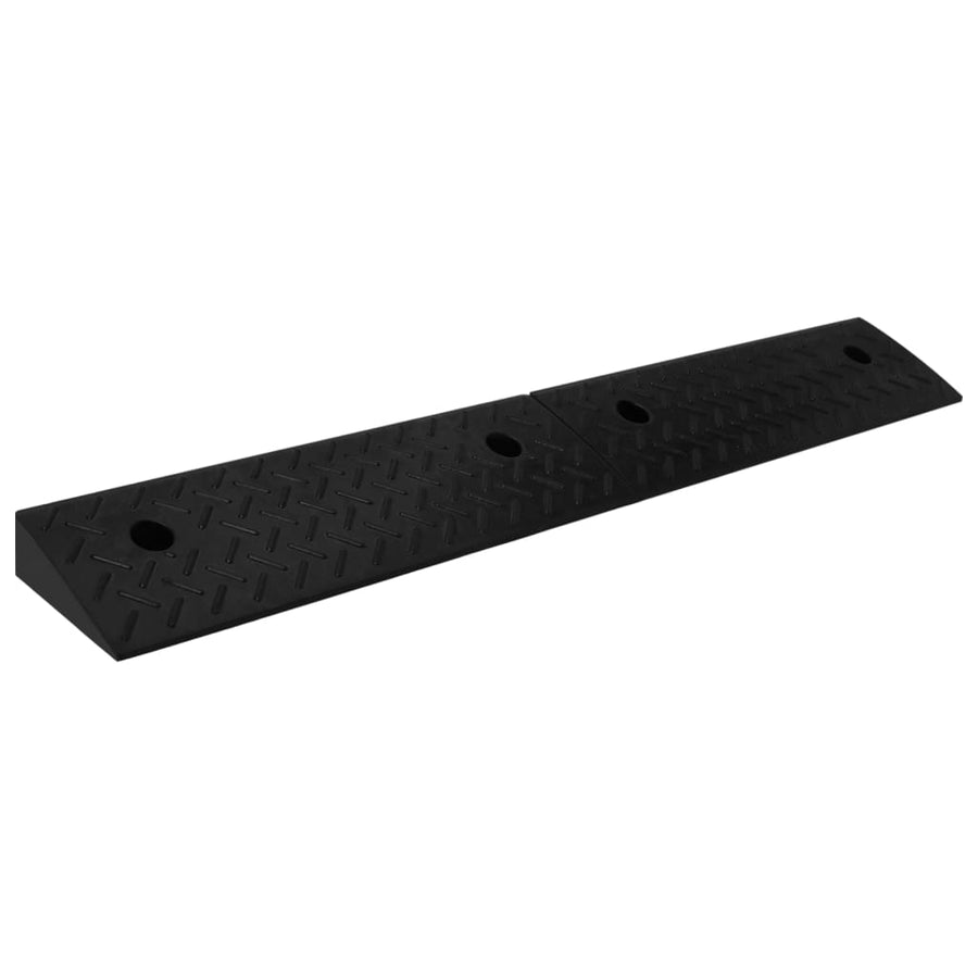 Oprijhulpen 2 St 50X7,5X5 Cm Rubber 50 x 17.5 x 5 cm