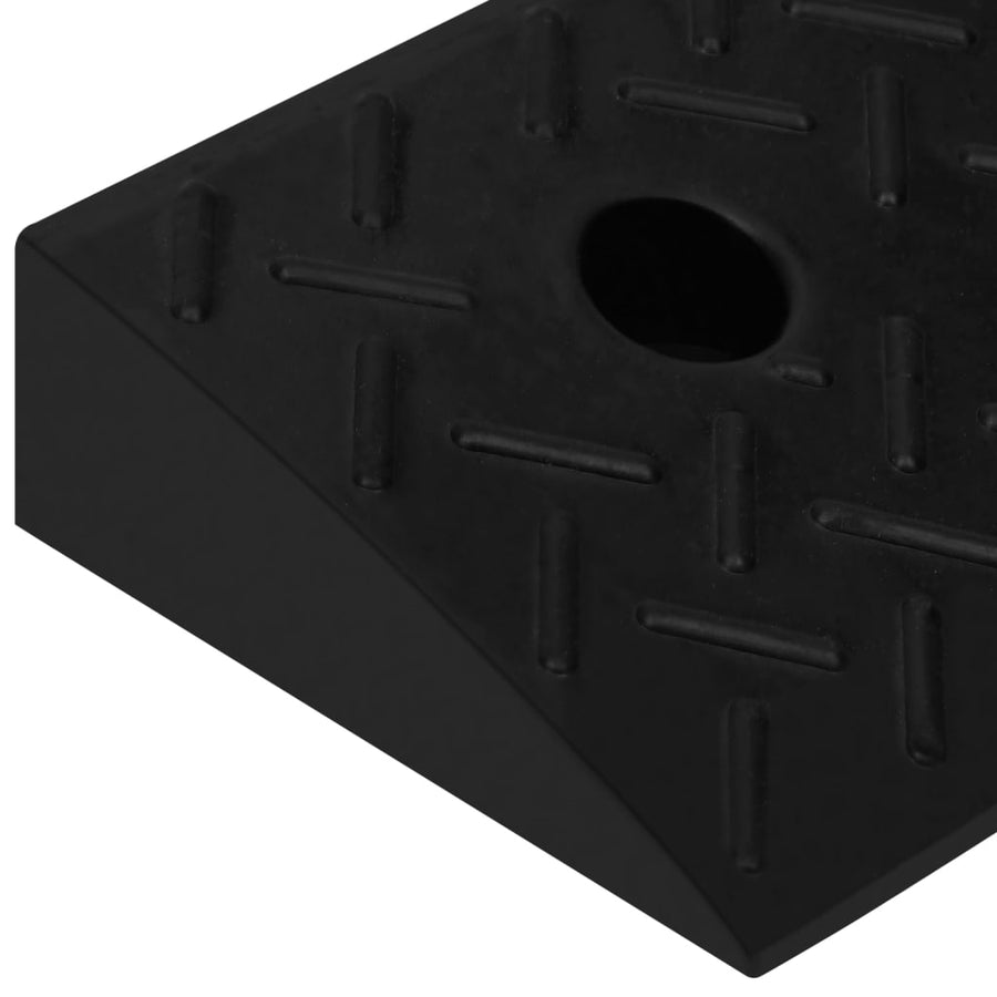 Oprijhulpen 2 St 50X7,5X5 Cm Rubber 50 x 17.5 x 5 cm
