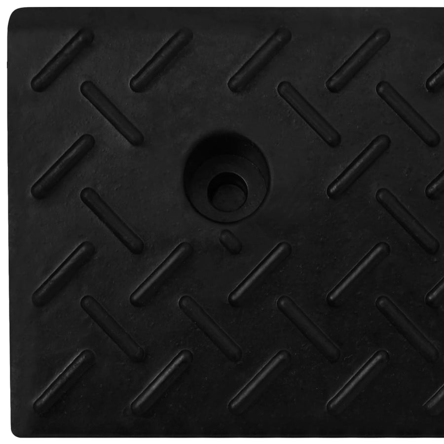 Oprijhulpen 2 St 50X7,5X5 Cm Rubber 50 x 17.5 x 5 cm