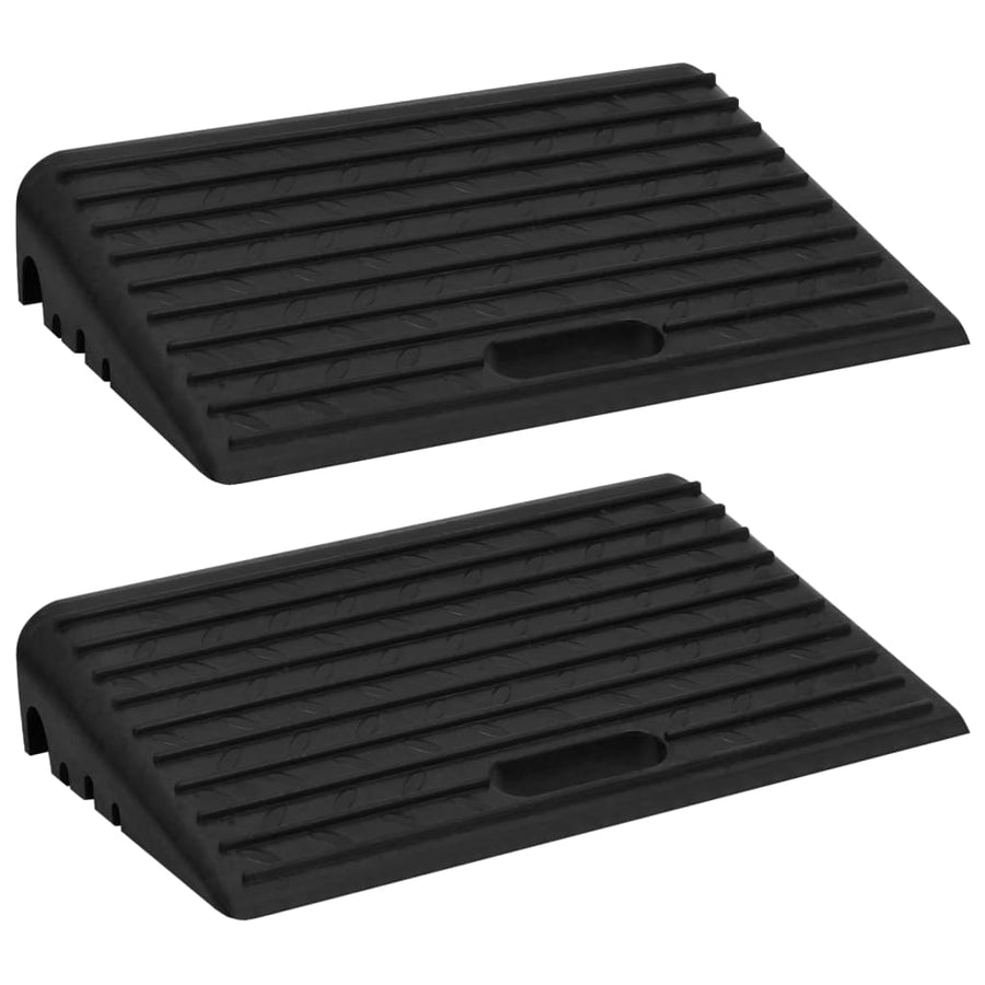 Oprijhulpen 2 St Rubber 50 x 30 x 11 cm