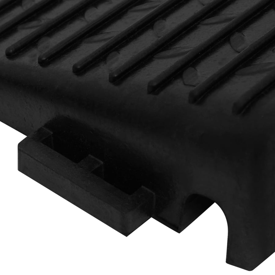 Oprijhulpen 2 St Rubber 50 x 30 x 11 cm