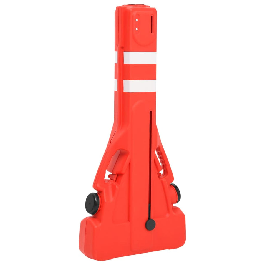Verkeersbarrières Inklapbaar Rood