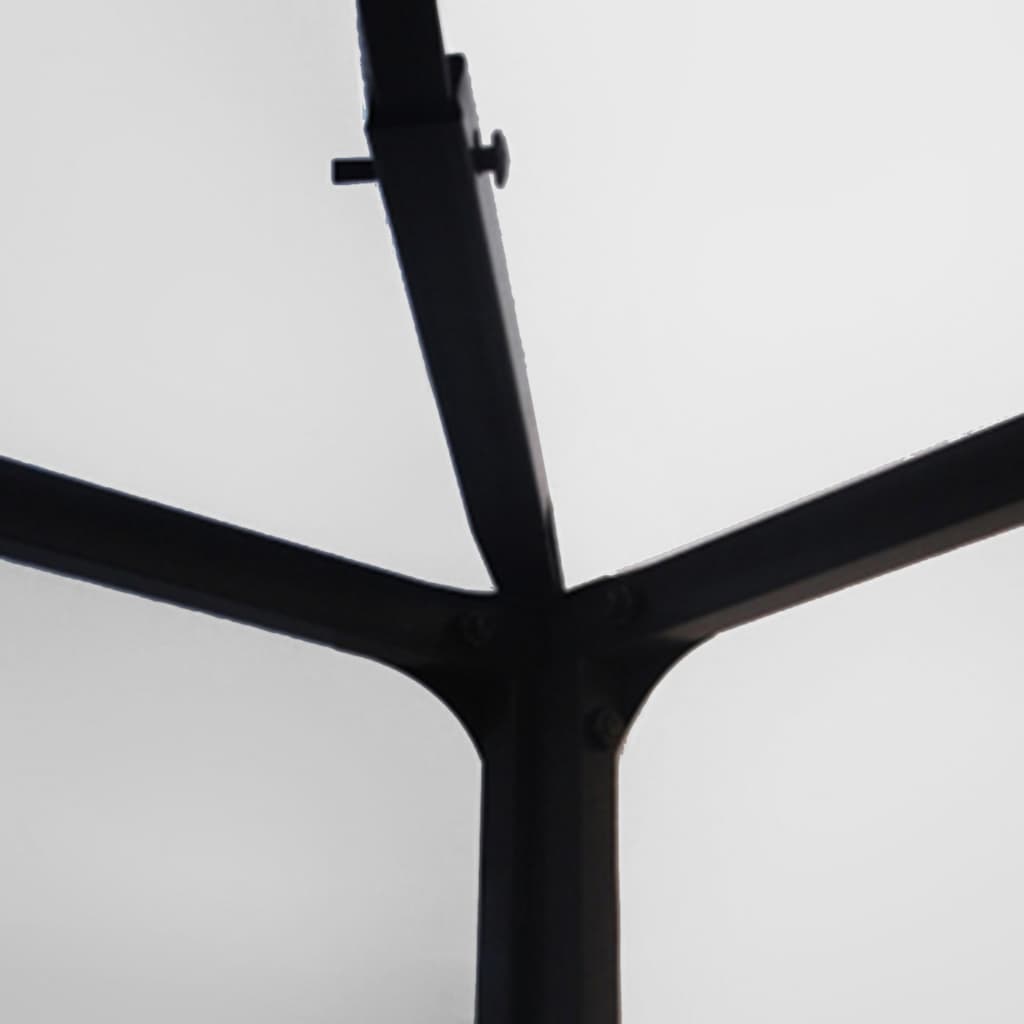 Prieel Met Led-Lichtslinger 3X4 M Wit