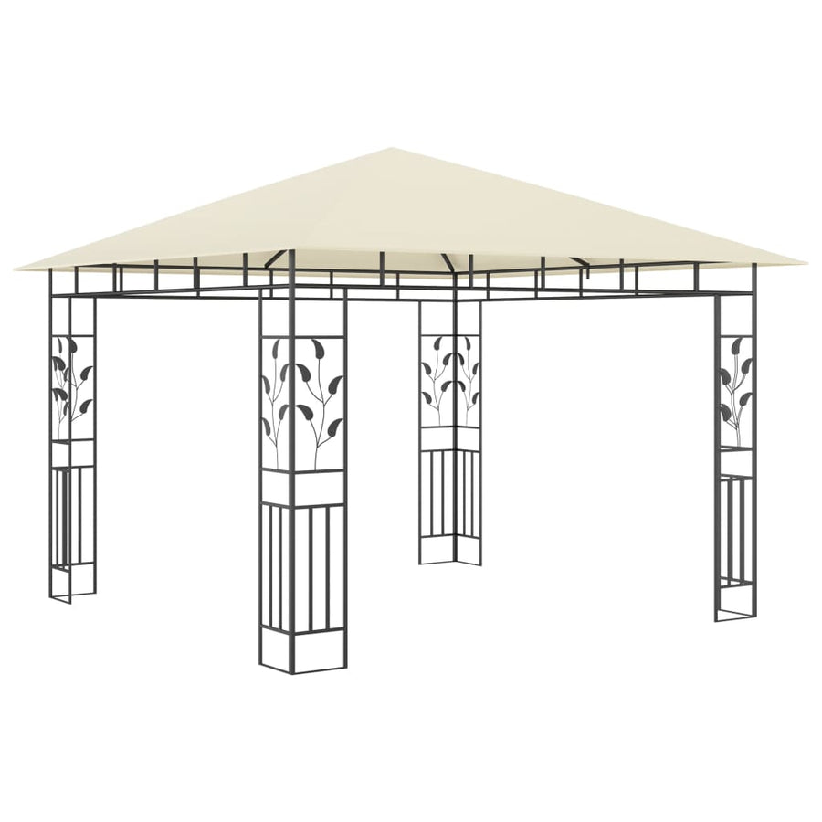 Prieel Met Klamboe Led-Lichtslinger 180 G/M² 3X3X2,73 M 3 x 3 x 2.73 m Crème