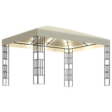 Prieel Met Led-Lichtslinger Kleurig 3 x 4 m