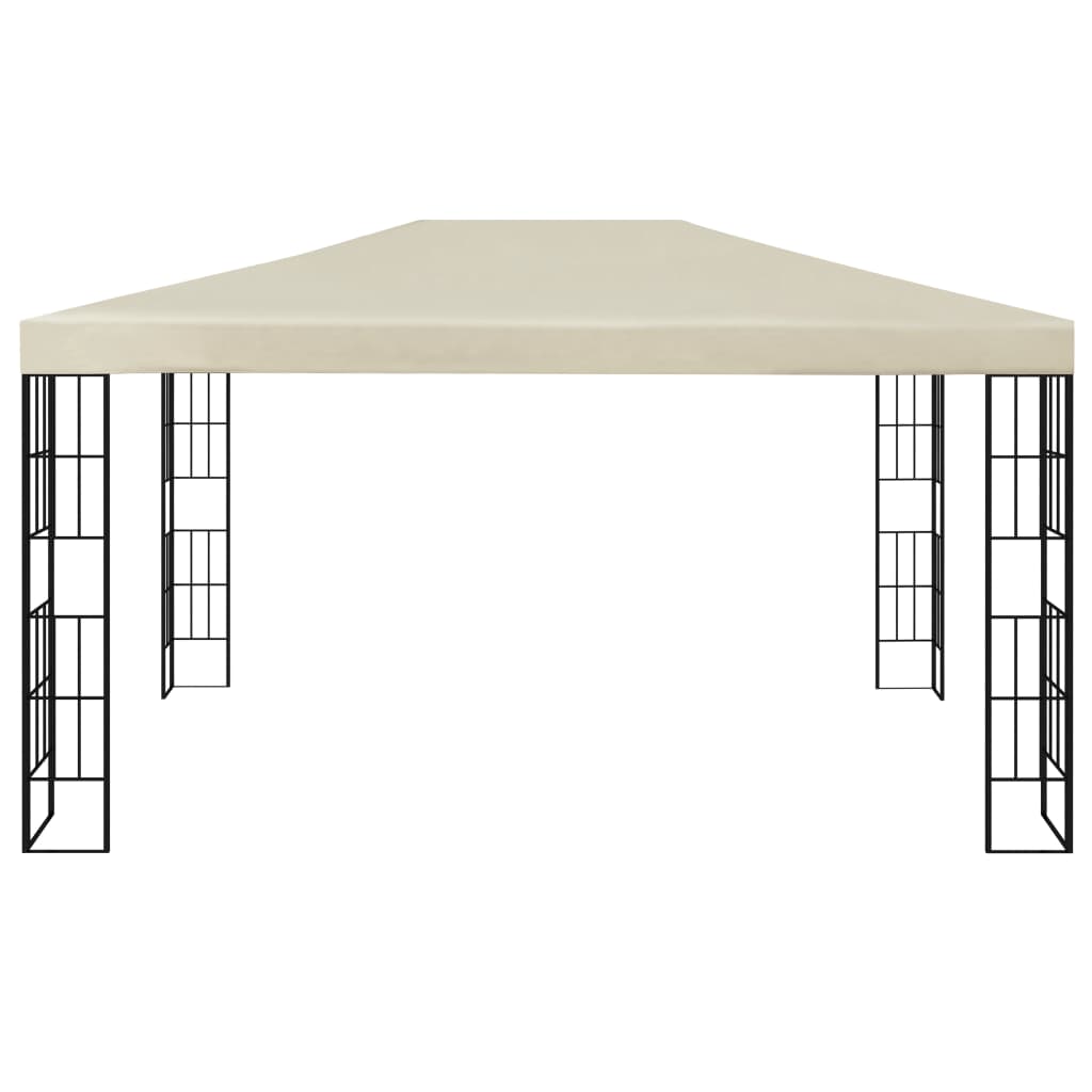 Prieel Met Led-Lichtslinger Kleurig 3 x 4 m