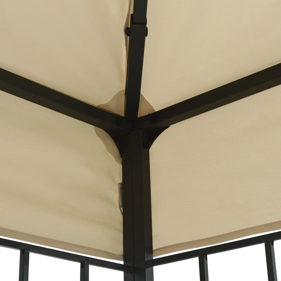 Prieel Met Led-Lichtslinger Kleurig 3 x 4 m