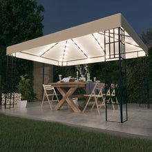 Prieel Met Led-Lichtslinger Kleurig 3 x 4 m
