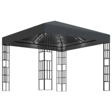 Prieel Met Led-Lichtslinger Kleurig 3 x 3 m