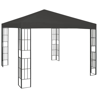 Prieel Met Led-Lichtslinger Kleurig 3 x 3 m